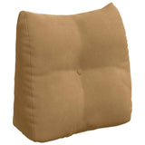 Vidaxl rugkussen bruin 45 x 24 x 50 cm fluweel
