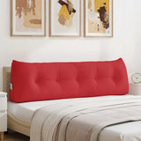 Vidaxl rugkussen rood 160 x 24 x 50 cm stof