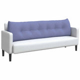 Vidaxl rugkussen jeans blauw 180 x 24 x 50 cm stof