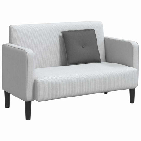 Vidaxl rugkussen donkergrijs 50 x 19 x 45 cm stof