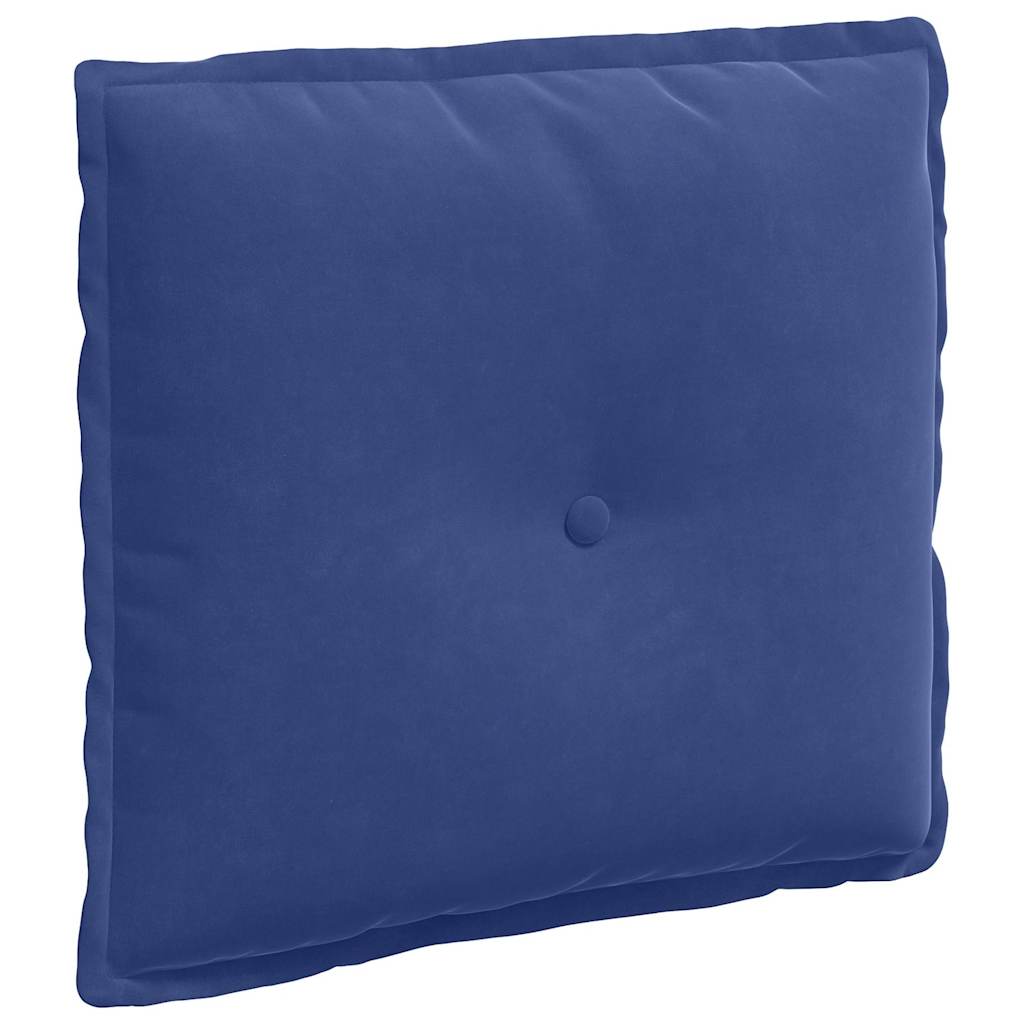 Vidaxl rugkussen politieblauw 50 x 45 cm cordstof