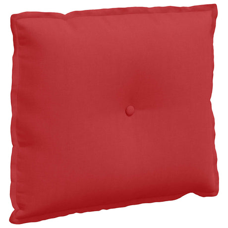 Vidaxl rugkussen rood 60 x 19 x 50 cm stof