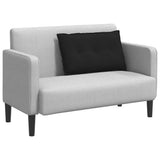 Vidaxl rugkussen zwart 80 x 50 cm microvezel stof
