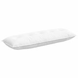 Vidaxl rugkussen wit 140 x 19 x 50 cm stof
