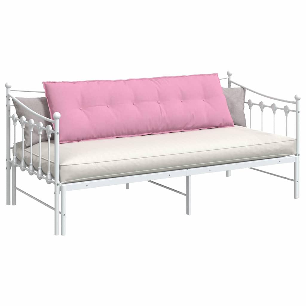 Vidaxl rugkussen roze 160 x 19 x 50 cm stof