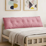 Vidaxl rugkussen roze 180 x 50 cm cordstof