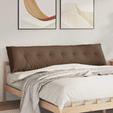 Vidaxl rugkussen bruin 200 x 19 x 50 cm stof