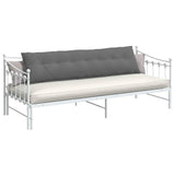 Vidaxl rugkussen donkergrijs 200 x 50 cm microvezel stof
