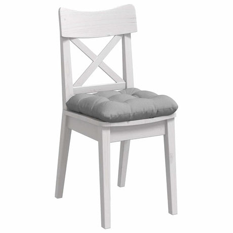 Vidaxl zitkussens 4 pcs wolkengrijs 45 x 45 x 12 cm stof