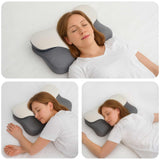 Vidaxl halskussen met kussen wit 57 x 36 x 13 cm polyester