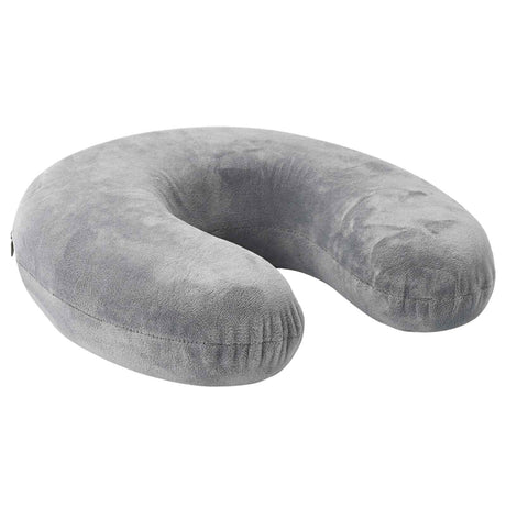 Vidaxl reiskussen voor de nek grijs 27 x 27 x 8,5 cm fluweel