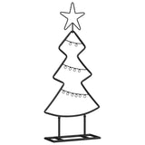 Vidaxl metalen kerstboom met standaard zwart 60 cm staal