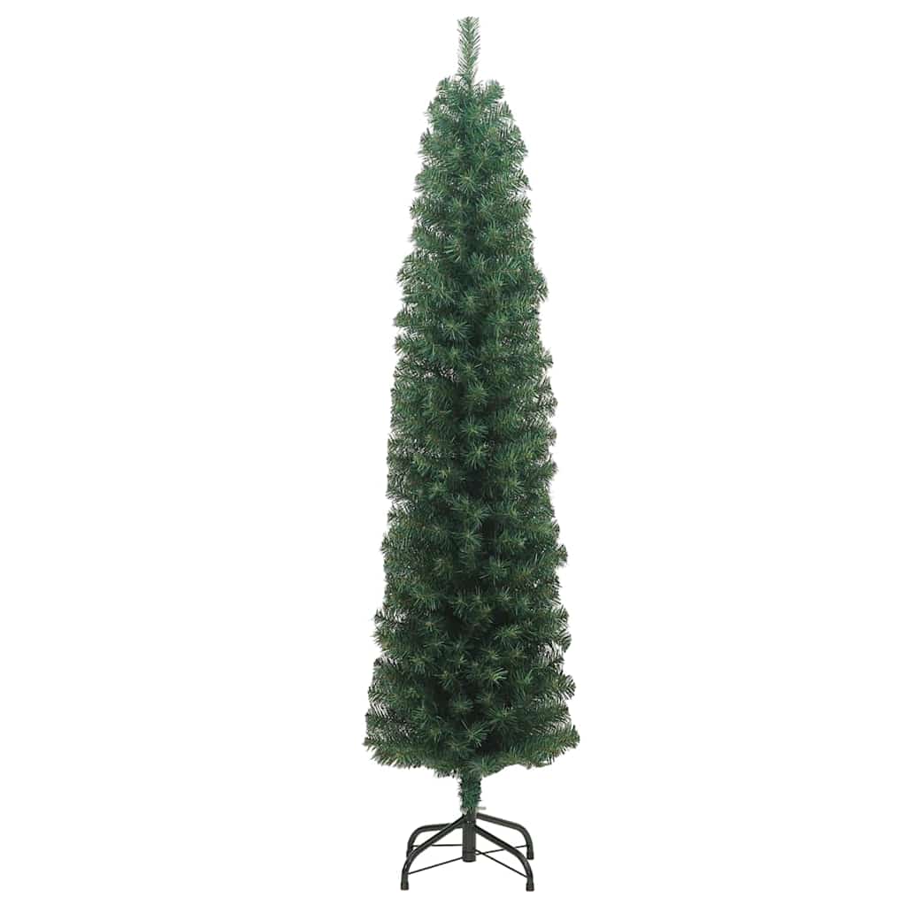 Vidaxl kunstkerstboom groen 180 cm pvc en staal en kunststof