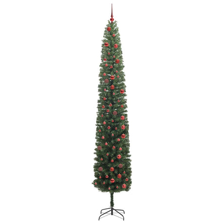 Vidaxl kunstkerstboom groen 300 cm pvc en staal en kunststof