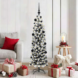 Vidaxl kunstkerstboom groen 150 cm pvc en staal en kunststof