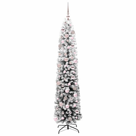 Vidaxl kunstkerstboom groen 180 cm pvc en staal en kunststof