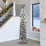 Vidaxl kunstkerstboom groen 240 cm pvc en staal en kunststof