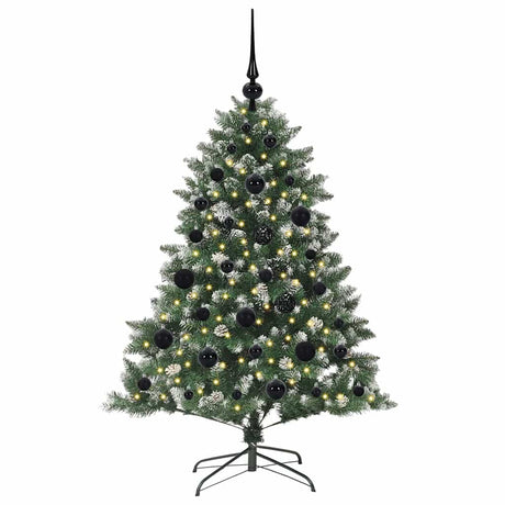 Vidaxl kunstkerstboom met 150 led groen 120 cm pvc en plastic en staal