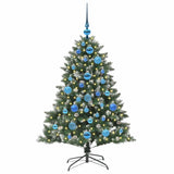 Vidaxl kunstkerstboom met 150 led groen 120 cm pvc en plastic en staal