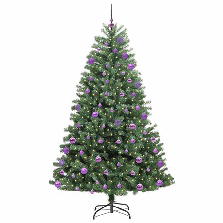 Vidaxl kunstmatige inklapbare kerstboom groen 180 cm pvc en metaal