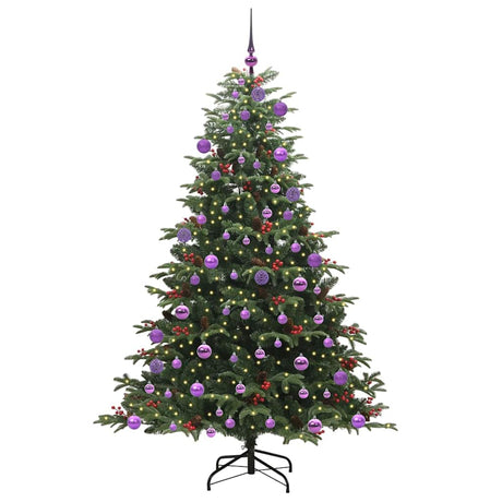 Vidaxl kunstkerstboom groen 180 cm pvc en metaal en plastic