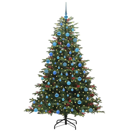 Vidaxl kunstkerstboom groen 180 cm pvc en metaal en plastic