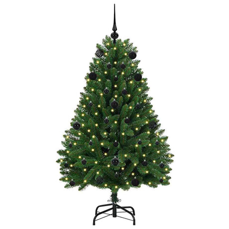 Vidaxl kunstkerstboom met 150 led groen 150 cm pvc en metaal
