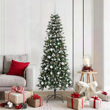 Vidaxl kunstkerstboom met 300 led groen 180 cm pvc en plastic en staal
