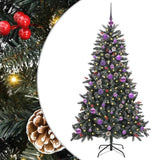 Vidaxl kunstkerstboom met 150 led groen 150 cm pvc en plastic en staal