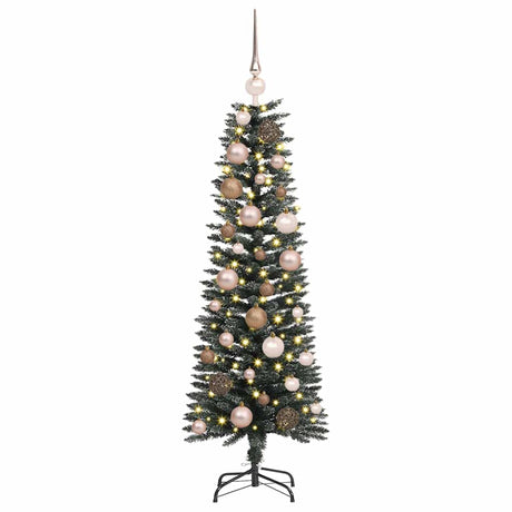 Vidaxl kunstkerstboom met 150 led groen 120 cm pvc en plastic en staal