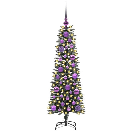 Vidaxl kunstkerstboom met 150 led groen 120 cm pvc en plastic en staal