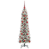 Vidaxl kunstkerstboom met 150 led wit 120 cm pvc en metaal en plastic