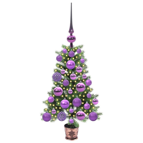Vidaxl kerstboom met 150 led met standaard groen 65 cm pe