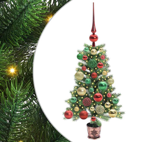 Vidaxl kerstboom met 150 led met standaard groen 65 cm pe