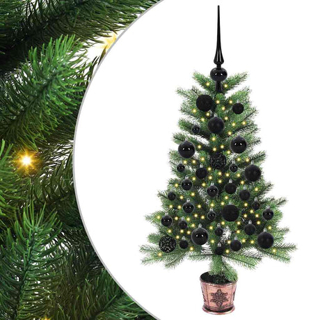 Vidaxl kerstboom met 150 led met standaard groen 90 cm pe