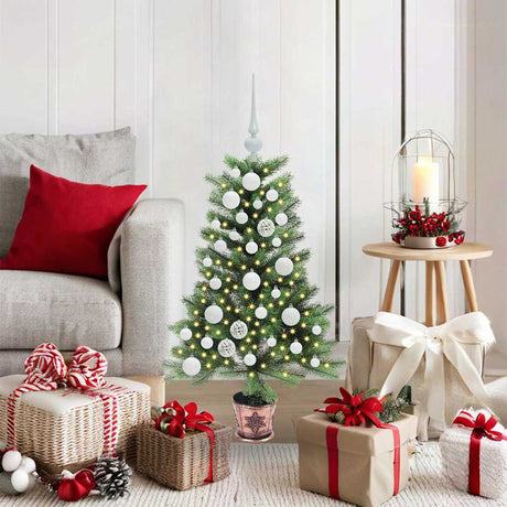 Vidaxl kerstboom met 150 led met standaard groen 90 cm pe