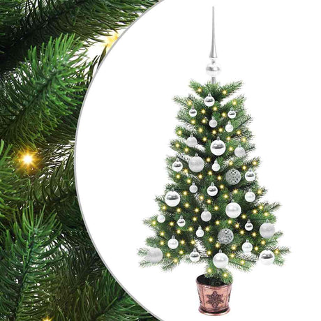 Vidaxl kerstboom met 150 led met standaard groen 90 cm pe