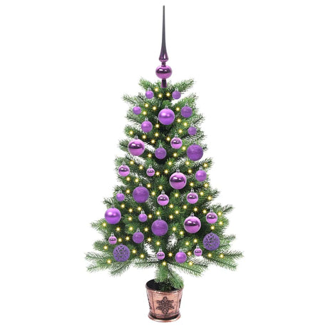 Vidaxl kerstboom met 150 led met standaard groen 90 cm pe