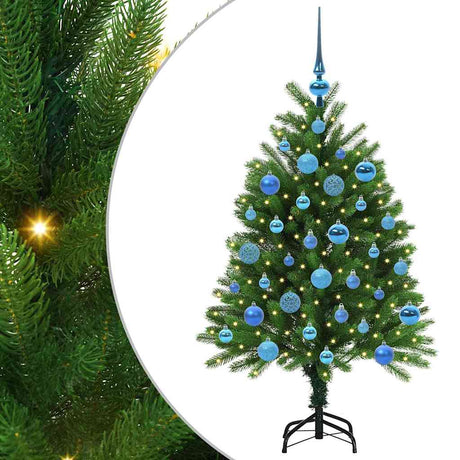Vidaxl kerstboom met 150 led met standaard groen 120 cm pe
