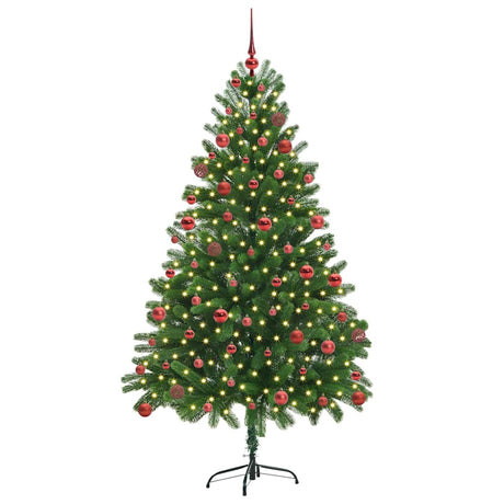 Vidaxl kerstboom met 300 led met standaard groen 180 cm pe