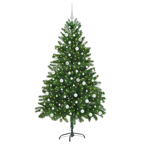 Vidaxl kerstboom met 300 led met standaard groen 180 cm pe