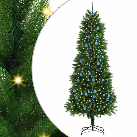 Vidaxl kerstboom met 300 led met standaard groen 240 cm pe