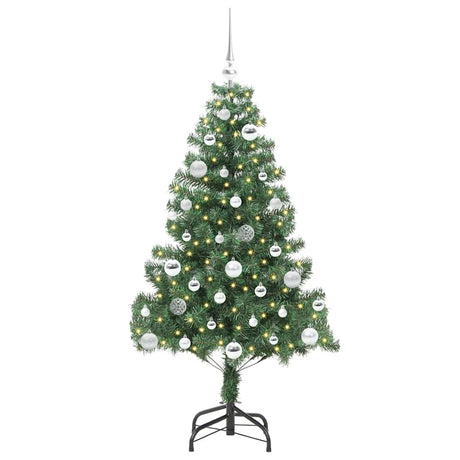 Vidaxl kerstboom met 150 led met standaard groen 150 cm pvc