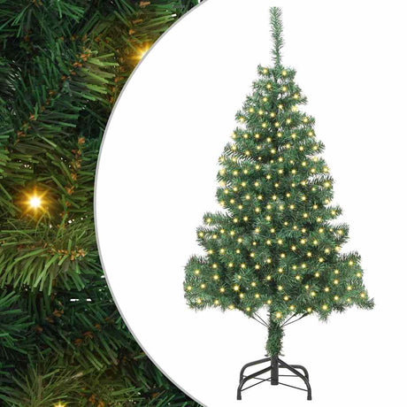 Vidaxl kerstboom met 300 led met standaard groen 180 cm pvc
