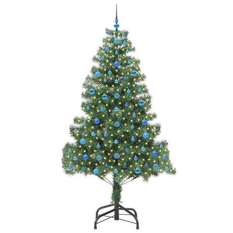 Vidaxl kerstboom met 300 led met standaard groen 210 cm pvc