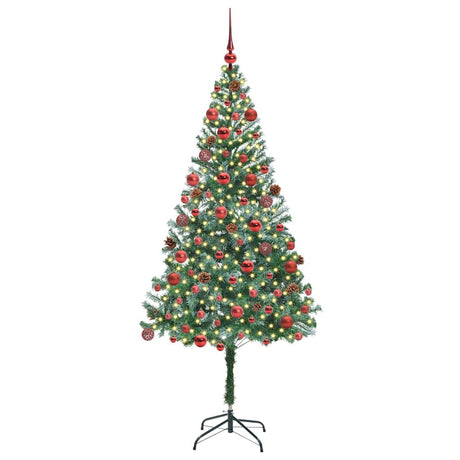 Vidaxl kunstkerstboom met 300 led groen 180 cm pvc en staal