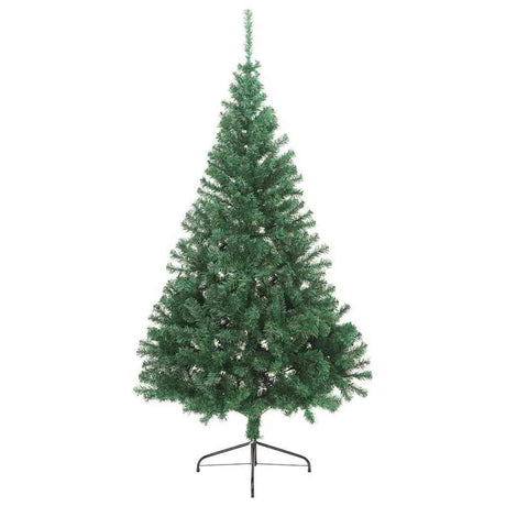 Vidaxl kunstmatig voorverlicht kerstboom met 300 led groen 210 cm pvc