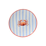 Decoris ontbijtbord krab porselein ø19,4xh2cm