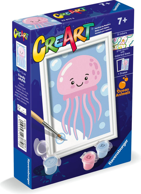 Ravensburger creart trendy frog - schilderen op nummer