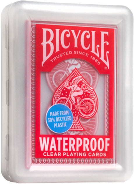 Bicycle ® waterproof - waterbestendige plastiek speelkaarten - plastiek opbergdoosje - zomerspeelgoed